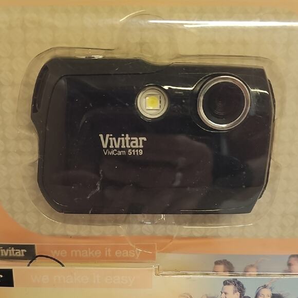 Vivitar Black Vivicam 5119 Digital Camera 5.1 MP 4X Digital Zoom View Screen NEW - Picture 3 of 8